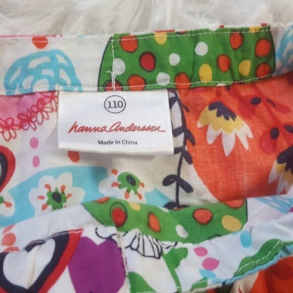 HANNA ANDERSSON Tie Shoulder Dress Size 110 / 5 - Picture 2 of 8